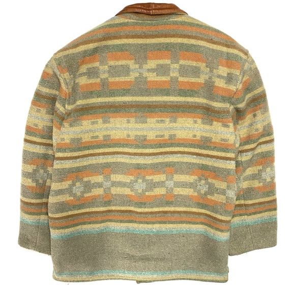 Vintage Donald Healy No Naked Company Women’s Southwestern Aztec Wool Blend Coat - Picture 4 of 10